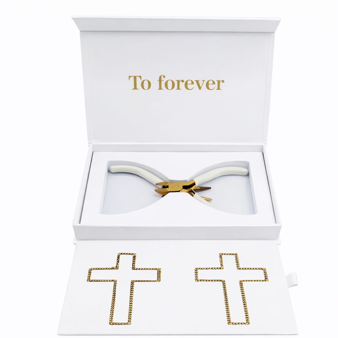 Pulseras: Dúo Cruz Eterna